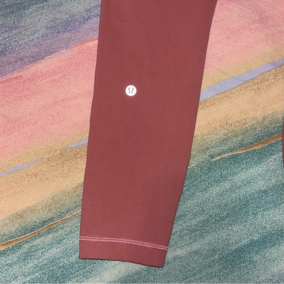 Lululemon Wunder Train High-Rise Tight 25" Brier Rose leggings women’s size 8 - Picture 6 of 8